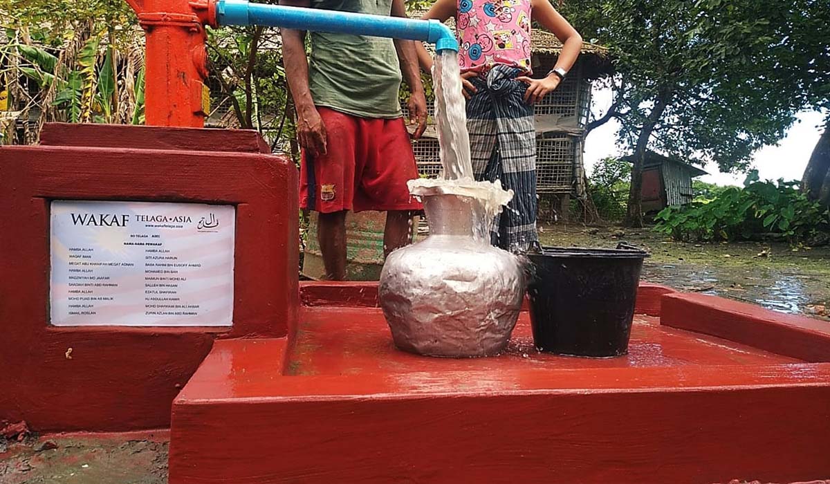 Telaga wakaf siap dibina oleh Wakaf Telaga @ Asia